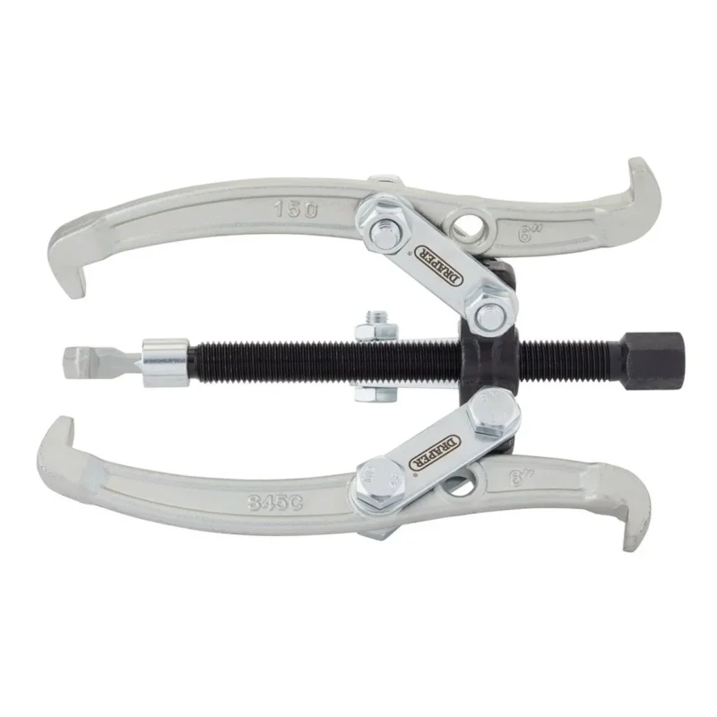 draper triple leg reversible puller 120mm reach 150mm spread heavy duty gear bearing puller 8443