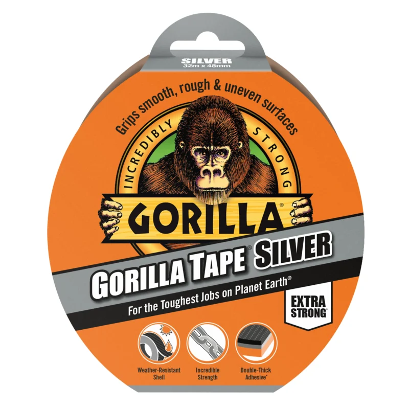 gorilla silver duct tape l 32m w 50mm570494700246602c