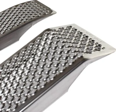 Heavy-Duty 1000kg Aluminum Curved Ramps - Set of 2, 2m Length 8 heavy duty 1000kg aluminum curved ramps 4