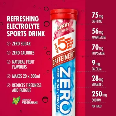 high 5 zero caffeine hit electrolyte drink 3