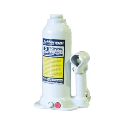 Jefferson 3 Tonne Bottle Jack - Heavy-Duty Steel & Hydraulic Cylinder