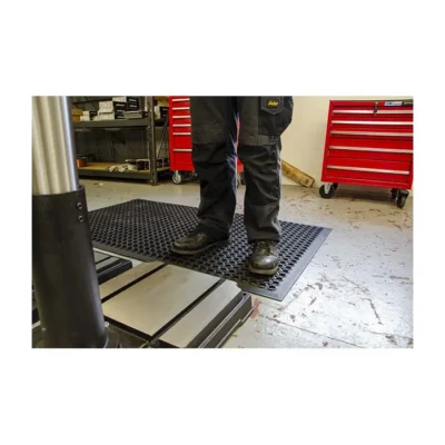 jefferson anti fatigue rubber mat black 914x610x12mm jefmatanbk02 2
