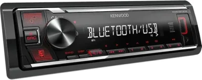 Kenwood KMM-BT209 Radio - Bluetooth, Aux In, USB, Short Body Receiver | 13-Band EQ & Dual Phone Connection