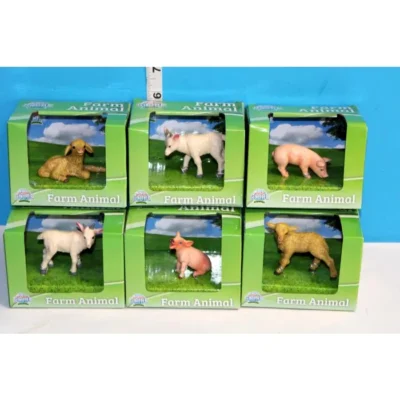 Kids Globe Assorted 5/6cm Farm Animals