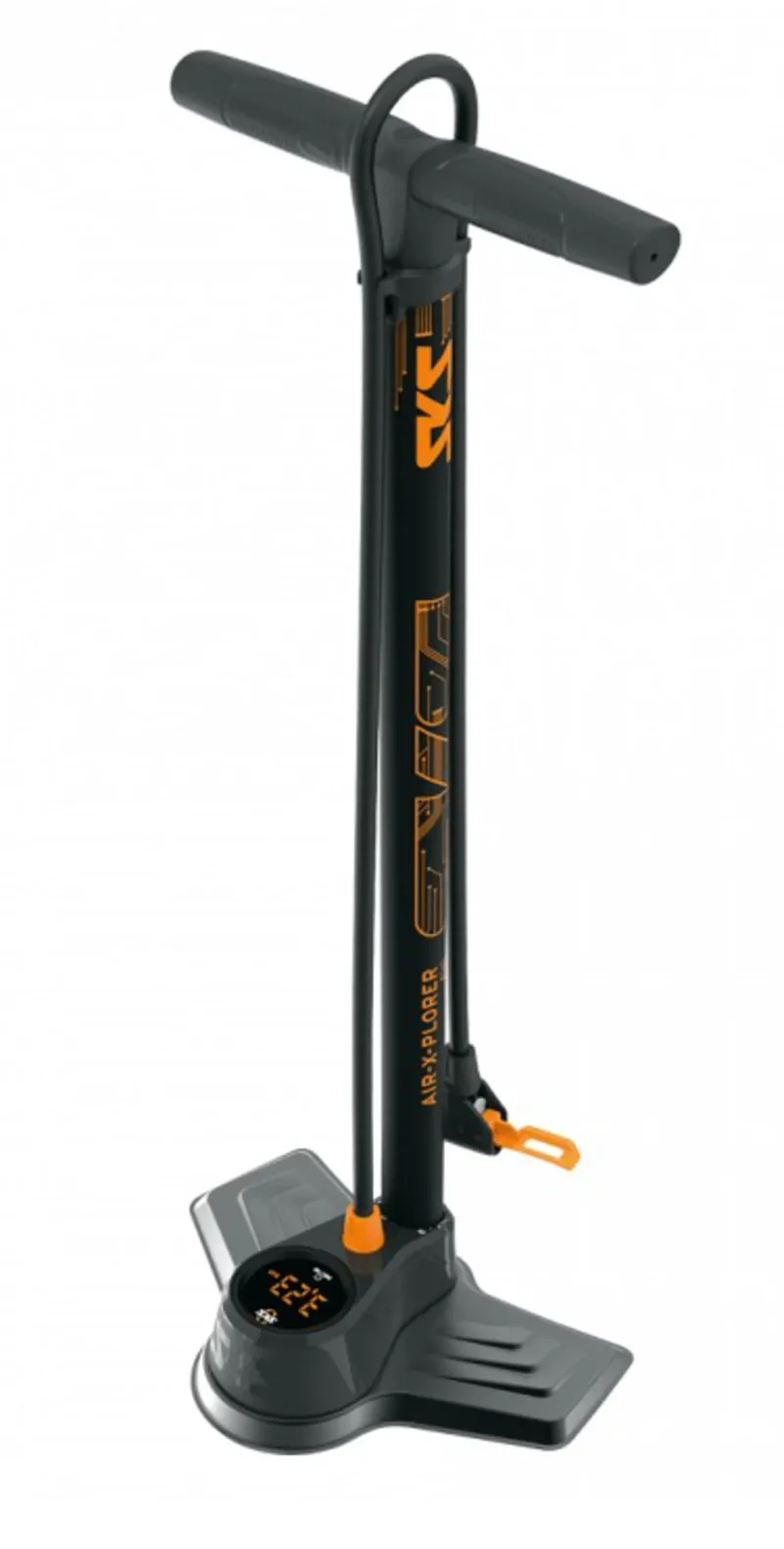 sks air x plorer digi 101.0 floor pump with digital pressure gauge scaled