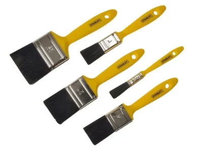 Stanley Tools Hobby Paint Brush Set of 5 (12, 25, 37, 50 & 62mm) - STA029592