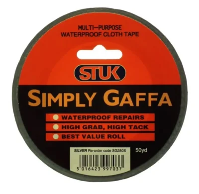 STUK 50mm x 50 Yard Silver Simply Gaffa Tape