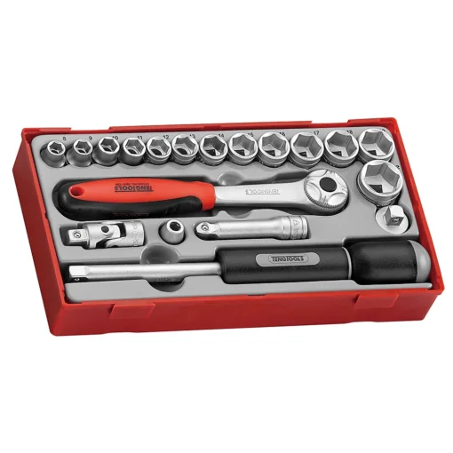 teng tools 19 piece 38 drive socket set tt3819