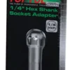 Toptul 1/4" Drive x 1/4" Hex Shank Socket Adapter 3 toptul 14 drive x 14 hex shank socket adapter qfpka0808g 2