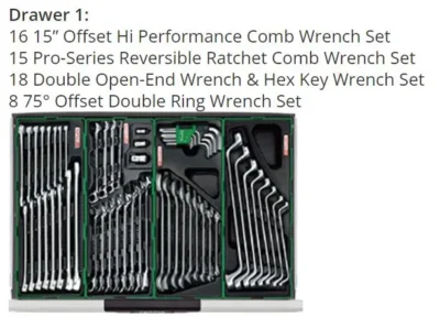 Toptul 320Pc Tool Trolley PRO PLUS SERIES - 7-Drawer QGT32017 | Satin Chrome Finish 11 toptul 320pc tool trolley pro plus series 7 drawer qgt32017 satin chrome finish 2