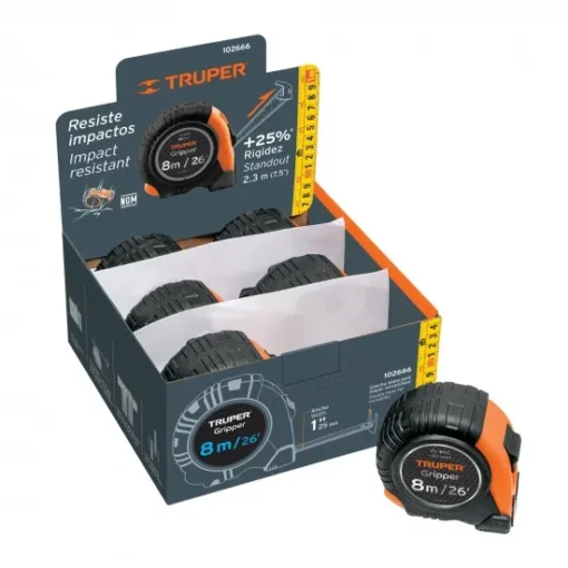 tp102666 truper 8m reinforced measuring tape