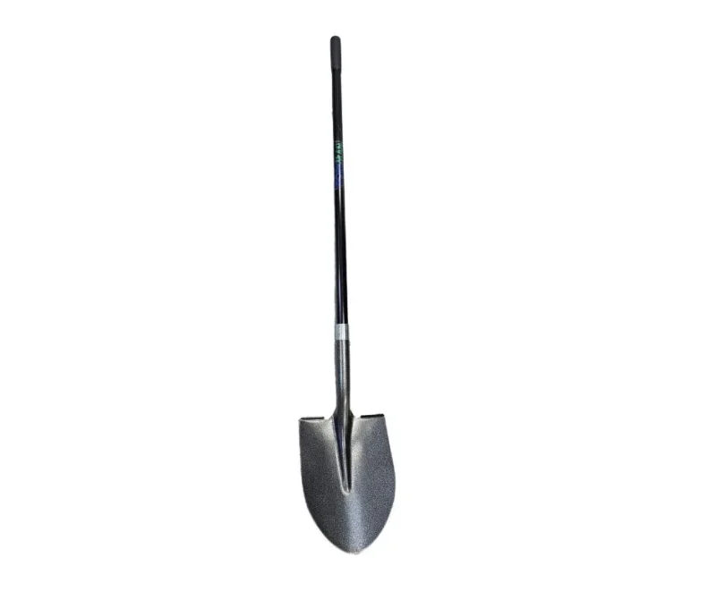 workman round pointed shovel with 48in fibreglass handle mc355