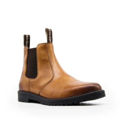 Alternative view of Xpert Heritage Saddler Dealer Boot XPH3140 - Burnished Tan Leather