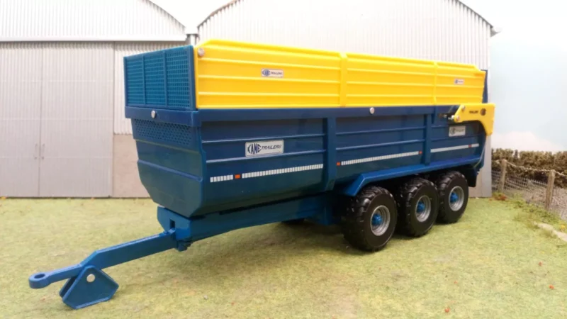 britains 132 scale kane tri axle silage trailer durable halfpipe silage model trailer 1