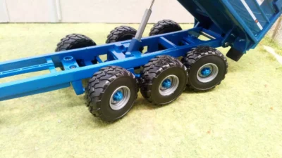 britains 132 scale kane tri axle silage trailer durable halfpipe silage model trailer 2