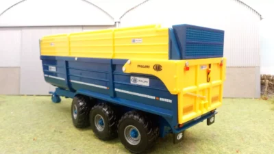 britains 132 scale kane tri axle silage trailer durable halfpipe silage model trailer 5