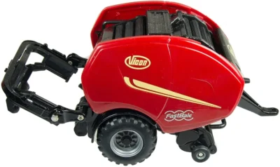 britains vicon fastbale non stop bale wrapper model 132 scale die cast farm baler 2