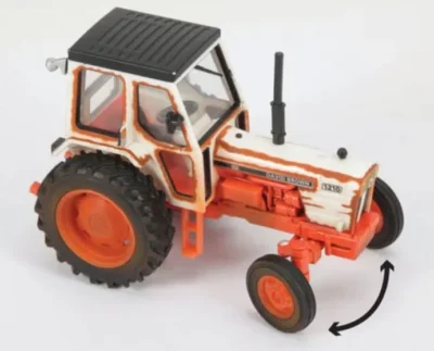 britains weathered david brown 1210 tractor model authentic 132 scale realistic rust finish 5