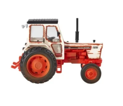 britains weathered david brown 1210 tractor model authentic 132 scale realistic rust finish 7