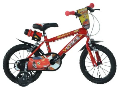Dino Bikes 14" Cars Bike – Fun and Safe Ride for Kids with Disney Cars Theme