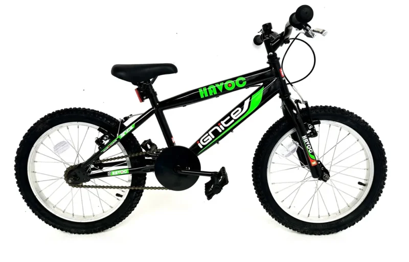 ignite havoc 18 wheel boys bike black