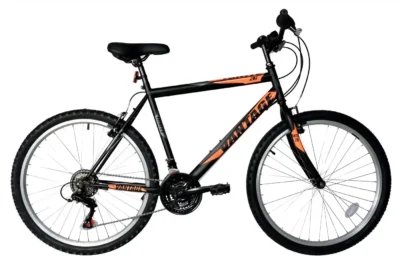 IGNITE Vantage 14" Frame MTB – 18-Speed Shimano, 26" Alloy Wheels, Black/Orange