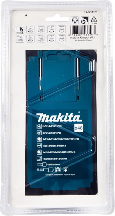 makita b 36192 hss g 48 piece screw and socket set 4