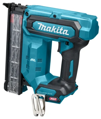 makita fn001gd201 40mm 40v 2 x 2.5ah li ion xgt brushless second fix cordless nail gun 1