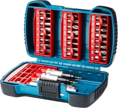 Makita P-70552 28 Piece Professional Quad Driver Set | Versatile Screwdriver, Pilot Drill, and Countersink Kit