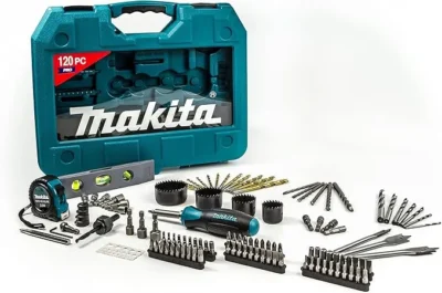 makita p 90370 120 piece drill and bit pro accessory set 2
