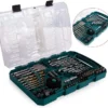 Makita P-90641 75 Piece Drill Bit and Saw Set | Comprehensive Set with Titanium Coated Drill Bits 8 makita p 90641 75 piece drill bit and saw set 3