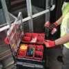milwaukee packout organizer with 10 removable bins 2