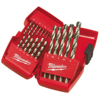 Milwaukee Thunderweb HSS-G 19-Piece Metal Drill Bit Set – High-Durability Precision Bits