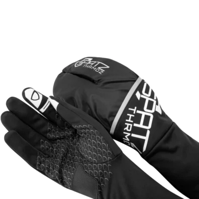 spatz thrmoz deep winter cycling gloves with fold out windproof shell pro team approved 2