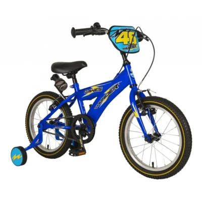 Dawes Thunder 16" Kids Bike Blue – Tough Steel Frame, Accessories Included