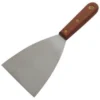 4-Inch Scraper with Wooden Handle – Stainless Steel Blade & Heavy-Duty Design