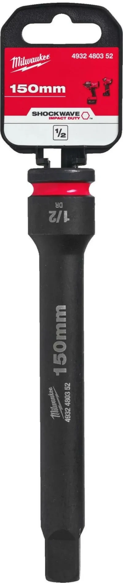 Milwaukee Shockwave 150mm 1/2" Socket Extension