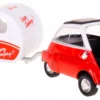 welly bmw red isetta 250 metal model with trailer 1