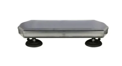 LED Global 600mm Amber Flashing Magnetic Warning Bar – Smoked Lens, 26 Flash Patterns, IP67