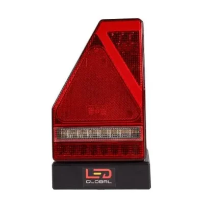 led global 9 33v led triangular combination tail light with built in smart resistor lh lg570 1