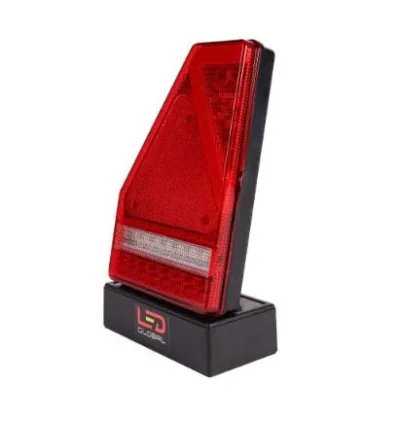 led global 9 33v led triangular combination tail light with built in smart resistor rh lg571 4