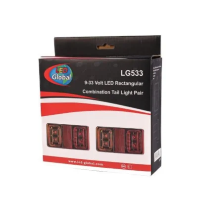 led global led rectangular combination tail light pair 2