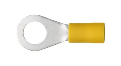 LED Global Yellow Ring Terminals - 25 Pack