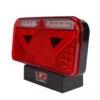 led global rectangular combination tail light with triangle lh 2