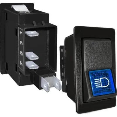 LED Global Rocker Switch LG1710 - Durable On/Off Switch with LED Indicator