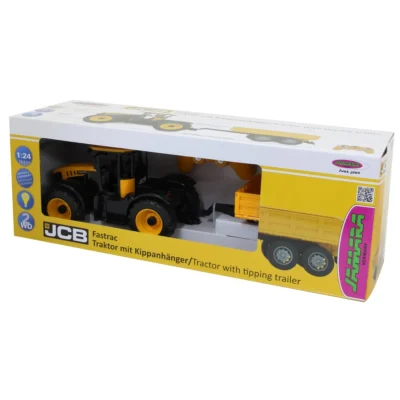 405305jcb fastrac traktor mit kippanhaenger 124 24ghz2