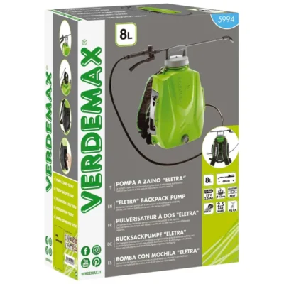 verdemax futura 8l battery powered knapsack sprayer 10