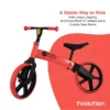 yvolution velo senior red balance bike adjustable for ages 3 5 years 3 1