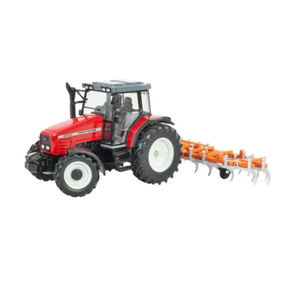 britains 43335 massey ferguson 6290 tractor cultivator playset 2