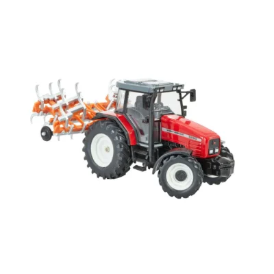 britains 43335 massey ferguson 6290 tractor cultivator playset 3